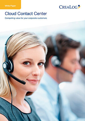 CreaLog Network Contact Center – Titelseite
