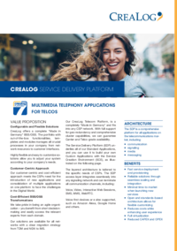 CreaLog Service Delivery Platform Title Picture