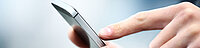Typing on Mobile Page Header