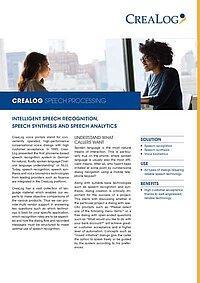 CreaLog Speech Processing Title Picture
