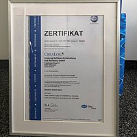 ISO Zertifikat