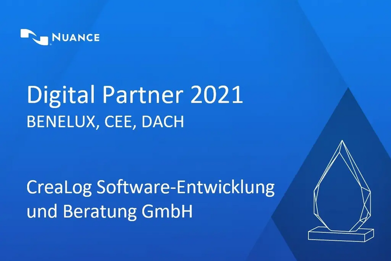 Digital Partner 2021 Nuance CreaLog