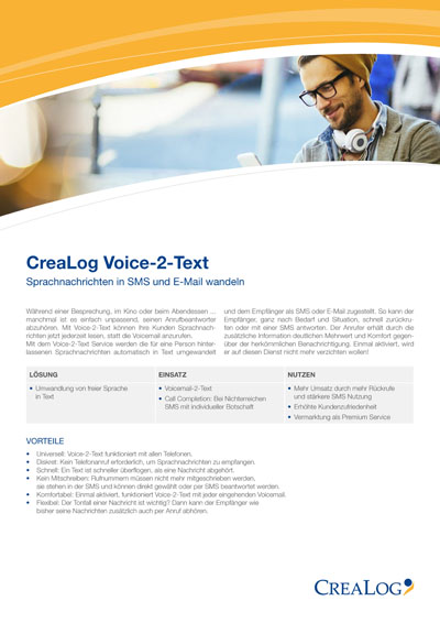 CreaLog Voice-2-Text Title Picture